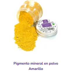 Pigmento mineral en polvo Amarrillo