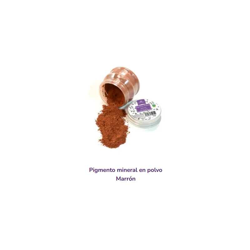 Pigmento mineral en polvo Marron