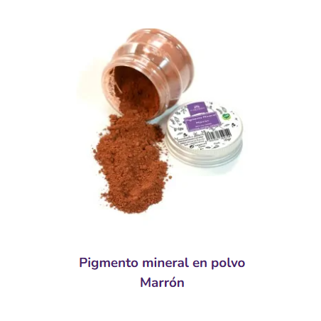 Pigmento mineral en polvo Marron
